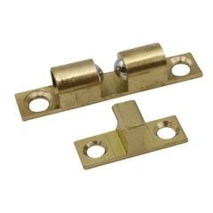 Large Set Of 2 SOLID BRASS DOUBLE BALL CATCH Door Cupboard Roller Latch Small