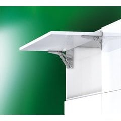  T-57, Single Door Soft Close Lift System, Flap Widths up to 47-1/4" Wide x 11-13/16 to 23-5/8", 75 or 90-degree Opening High- Nickel Plated