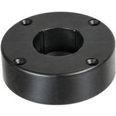 AXILO Screw Mount Corner Mounting Plate for Corner Applications (Round), Black