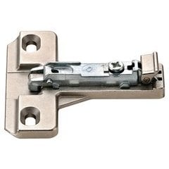 1/2 Inch Overlay Clip Face Frame Plate for Woodscrews 4mm Mod 6, Nickel