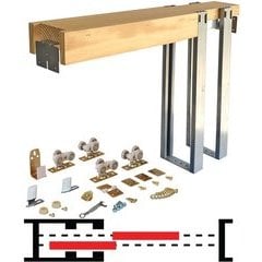 Johnson Hardware 15103068, 1510 Series Pocket Door Frame Jamb Kit ...