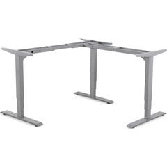Peter Meier ELT10-3A-30-GRY, 30 Inch Deep 3 Legged L-Shape