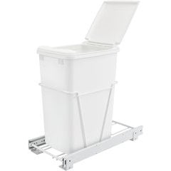 Rev-A-Shelf RV-12PB, 35 Quart Single Trash Pull-Out Waste Container 3/4 ...