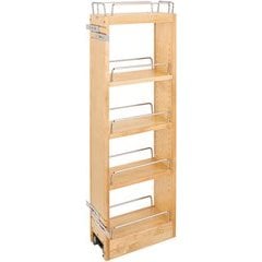 Dropout Cabinet Fixtures 6 Shelf Spice Rack/Storage System Wide Body Left  Facing 8003L