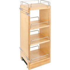 Wall Cabinet Pull-out Organizer with Wood Adjustable Shelves - Fits Best in  W0930, W0936 or W0942