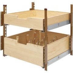 Small Parts Drawer Shelving - 38W x 12D x 84H, 17 Adjustable Shelves,  108 Drawers