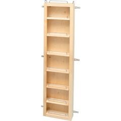 Rev-A-Shelf 18 inch Vanity Half-Tiered Drawer with Soft Close & Full Access - Natural Wood 4VDOHT-419FLSC-1