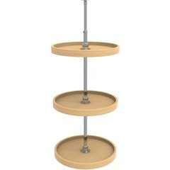 Rev-A-Shelf 4WLS073-20-536, 20 Inch Diameter Wood Classic 3-Shelf