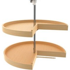 Rev-A-Shelf 4WLS942-24P-52, 24 Inch Diameter Pie Cut Wood Classic