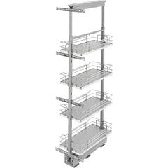 15-Full Extension Pull-Out Pantry System, Chrome, 5243-14N CR