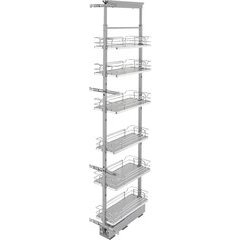  Rev-A-Shelf 448-TP58-14-1 Full Extension 6 Shelf Cabinet Pantry  Drawer Organizer with Soft Close, Adjustable Shelves, and Chrome Rails,  Natural Maple : Home & Kitchen