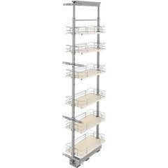 15-Full Extension Pull-Out Pantry System, Chrome, 5243-14N CR