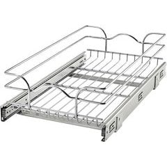 Rev-A-Shelf 5wb2-0922cr-1 9 x 22 2-Tier Cabinet Pull Out Wire Basket, Chrome