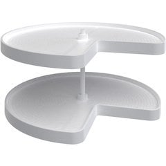 Rei2点 Polymer Kidney-Shaped 2-Shelf Lazy Daisy