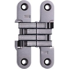 3/4 in. x 3-3/4 in. Satin Nickel Invisible Hinge 3/4 in. x 3-3/4 in. Satin Nickel Invisible Hinge