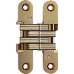 3/4 in. x 3-3/4 in. Satin Brass Invisible Hinge 3/4 in. x 3-3/4 in. Satin Brass Invisible Hinge