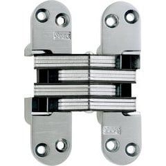 1-1/8 in. x 4-5/8 in. Satin Chrome Invisible Hinge 1-1/8 in. x 4-5/8 in. Satin Chrome Invisible Hinge