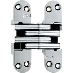 1-1/8 in. x 4-5/8 in. Satin Chrome Invisible Hinge 1-1/8 in. x 4-5/8 in. Satin Chrome Invisible Hinge
