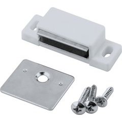 U.S. Futaba 73313 29 051, Double Magnetic Push Latch, White