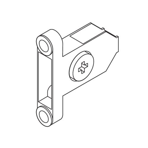 エトムント・フッサール Aufsätze und Vorträge Blum ZSF.35A2, Tandembox Front Fix Bracket Screw-On