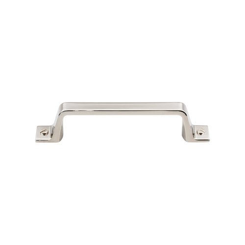 Top Knobs 3 3 4 Inch Center To Center Barrington Channing Cabinet Pull Polished Nickel Tk743pn Cabinetparts Com