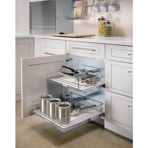 Hafele 18 Inch Width Storage Tray For, Hafele Cabinet Pull Outs