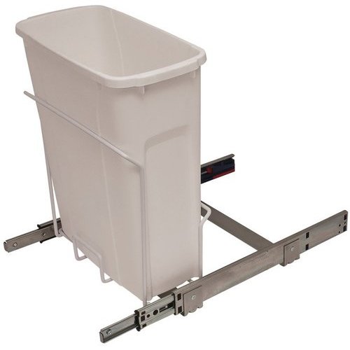 Knape & Vogt 20-Quart Plastic Soft Close Pull Out Trash Can Knape & Vogt 20-Quart Plastic Soft Close Pull Out Trash Can