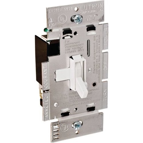 Hafele 820.66.755, Lutron Stand Alone Ariadni Toggle Wall Dimmer Switch