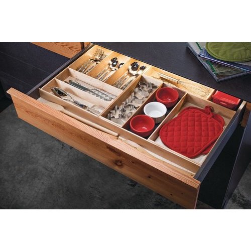 Hafele 556.88.731 - Fineline Kitchen Storage Box 2 – Walnut – 8-5