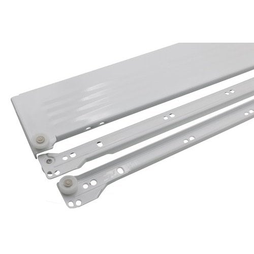 White Blum 320H5500C15 METABOX 22 Long x 5-7/8 High Drawer Slide Set