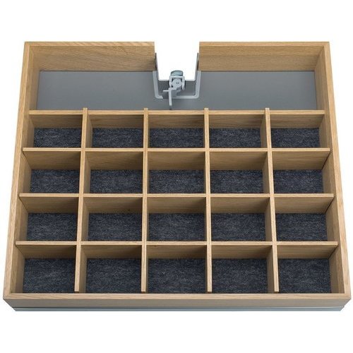 Hafele 557.47.880 Plate Holder Drawer Insert Birch Kitchen Organizers Accessories and Parts Drawer Organizer Accessories Dividers