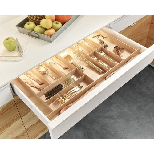 Hafele Wood Tray Divider for Kitchen Base or Tall Cabinet