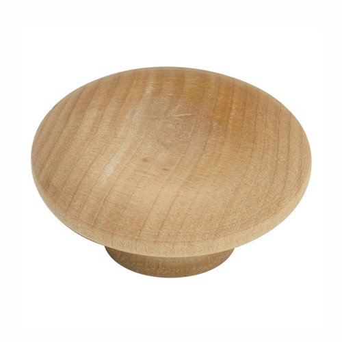Hickory Hardware P186UW, Natural Woodcraft Knob 2" Diameter Unfinished