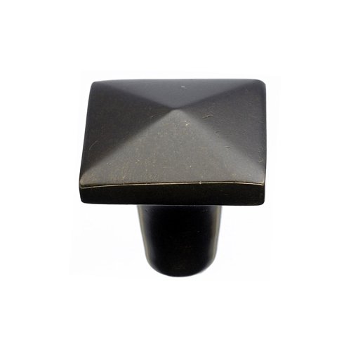 Top Knobs M1517, 1-1/4 Inch Length Aspen Square Cabinet Knob, Medium ...