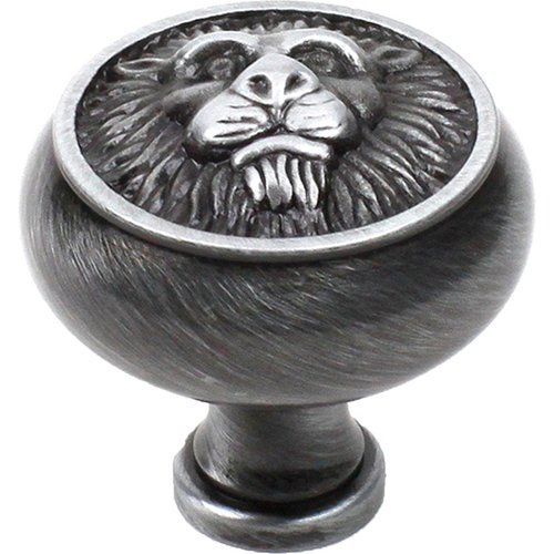 Century Hardware 19308 Ash Roman 1 12 Inch Diameter Antique Pewter Cabinet Knob