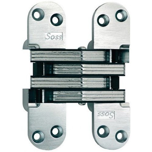 SOSS 220 Invisible Hinge Satin Stainless Steel