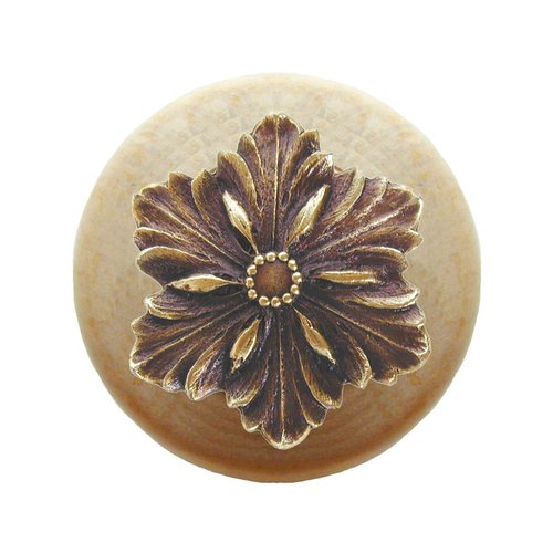 Notting Hill Classic 11/2 Inch Diameter Antique Brass Knob NHW