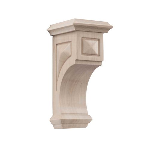 Brown Wood 01607117HM1, Small Apex Corbel Unfinished Hard Maple ...