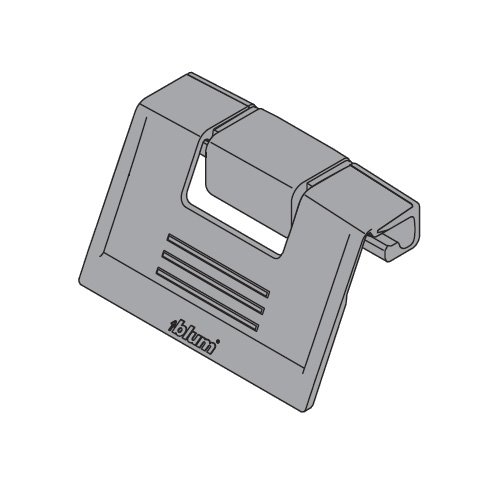 Blum ZIF.80M5, Tandembox Interior Front Handle -Grey