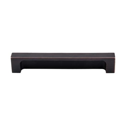 Top Knobs TK276TB, 5 Inch Center to Center Sanctuary II Modern Metro Tab Finger Pull, Tuscan