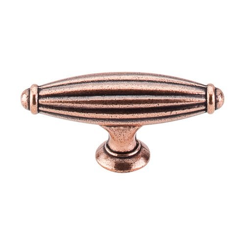 Top Knobs M227, 25/8 Inch Length Tuscany THandle Knob, Old