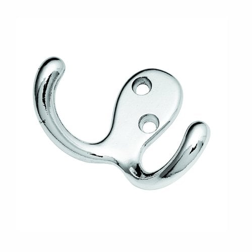 Hickory Hardware P27115CH, Double Utility Coat Hook Chrome