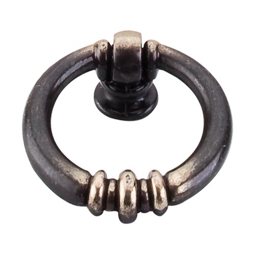 Top Knobs M176, 15/8 Inch Length Tuscany Newton Ring Pull, Dark
