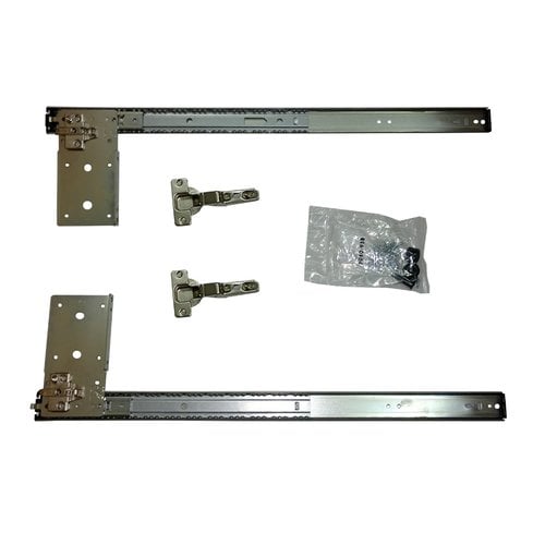 Knape and Vogt PB1068-US3 - KV/Sterling Sliding Closet Door Keyed Lock -  Keyed Different - EACH (Bright Brass), Hardware Hut