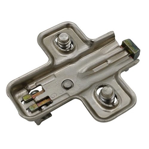 Salice 3MM Mounting Plate with Pre-Mount Euro-Screw | CabinetParts.com