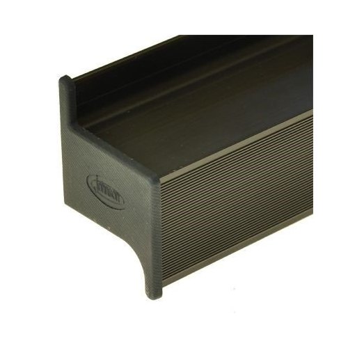 Johnson Hardware 2682PLBG, End Caps For 2610 TrackBlack