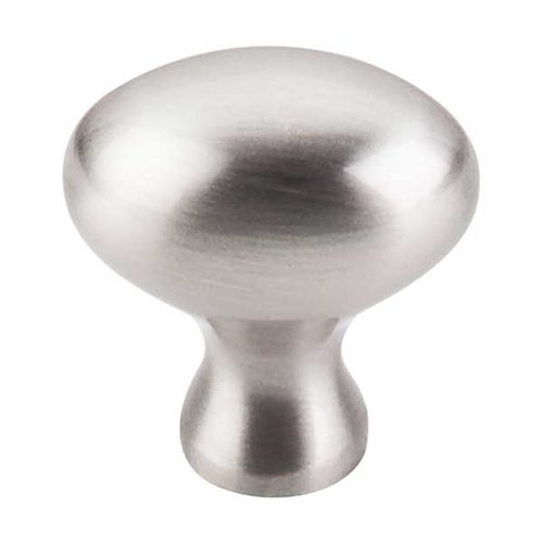 Top Knobs M370, 11/4 Inch Length Somerset II Egg Knob, Brushed Satin Nickel