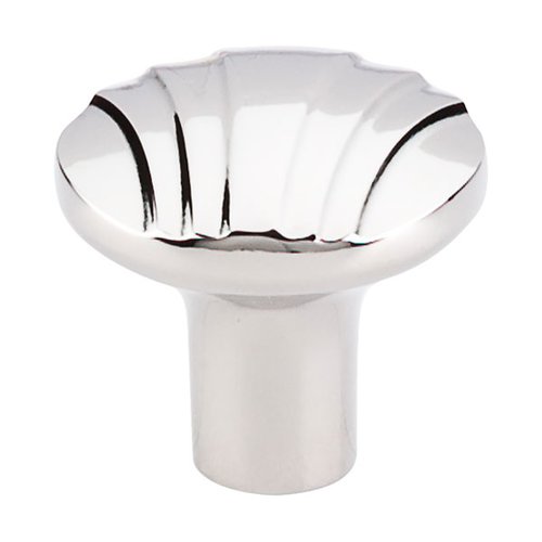 Top Knobs TK221PN, 11/4 Inch Length Victoria Falls Sydney Knob, Polished Nickel