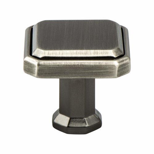 Berenson Harmony 13/16 Inch Length Vintage Nickel Knob, Traditional Style Zinc Material