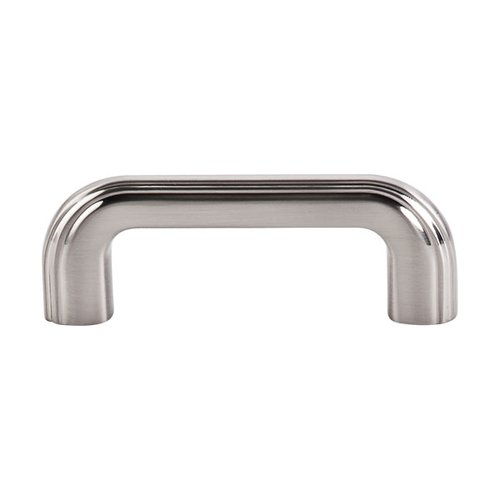 Top Knobs TK222BSN, 3 Inch Center to Center Victoria Falls Pull, Brushed Satin Nickel